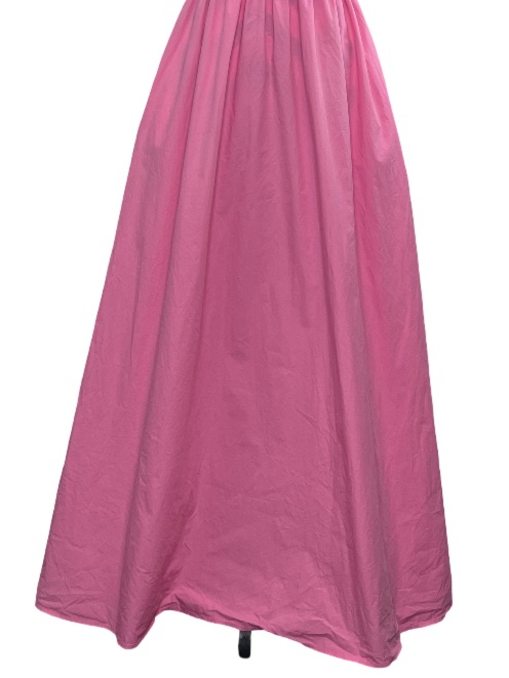 Susana Monaco Knockout Pink Sz S 100% Cotton Poplin Open Back Maxi Dress - Picture 4 of 15